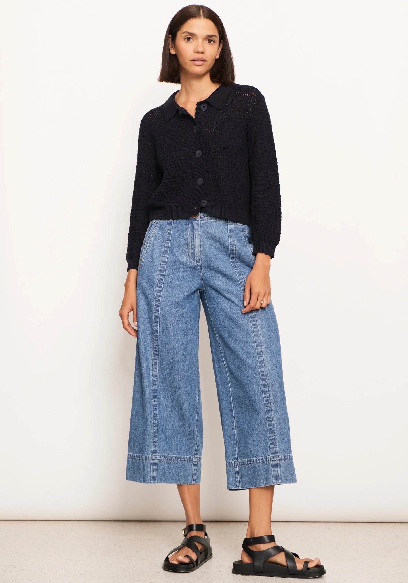 POL Clothing Raydel Denim Pant in Light Wash