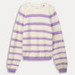 POM Amsterdam Pullover in Purple Stripe