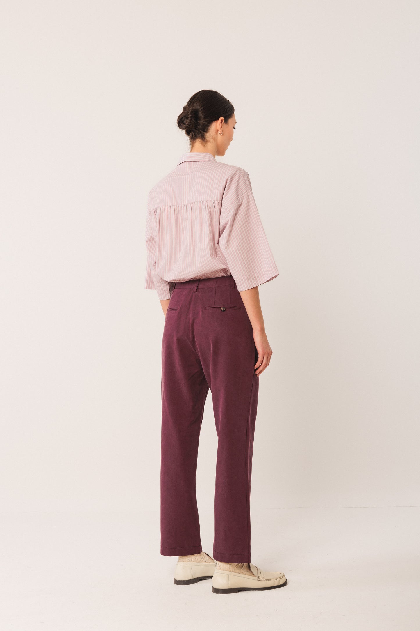 Indi and Cold Boxy Striped Shirt