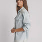 One Teaspoon Classic Everyday Chambray Denim Shirt