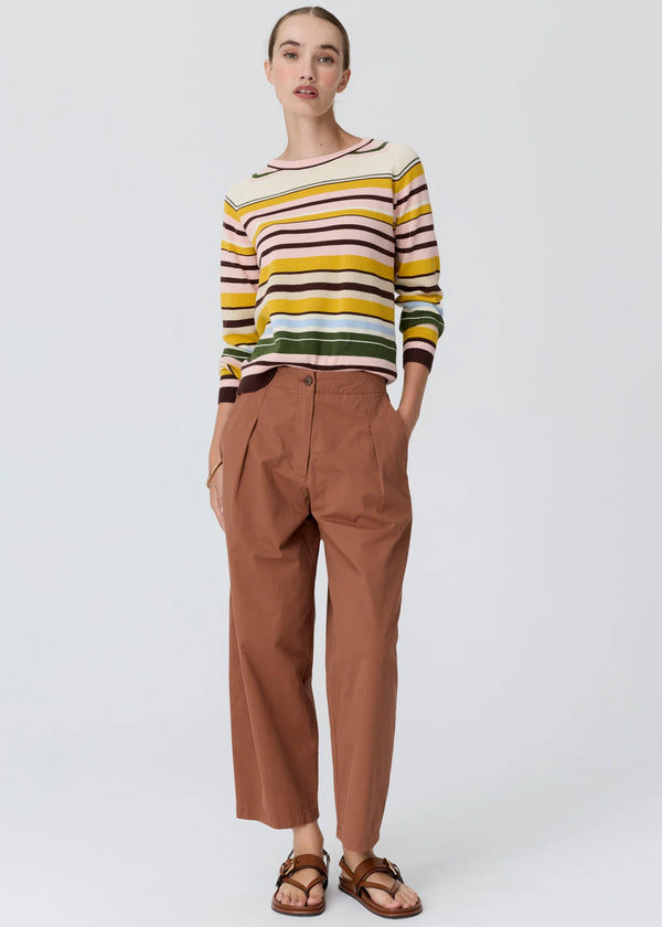 POL Alma Barrel Pant in Toffee