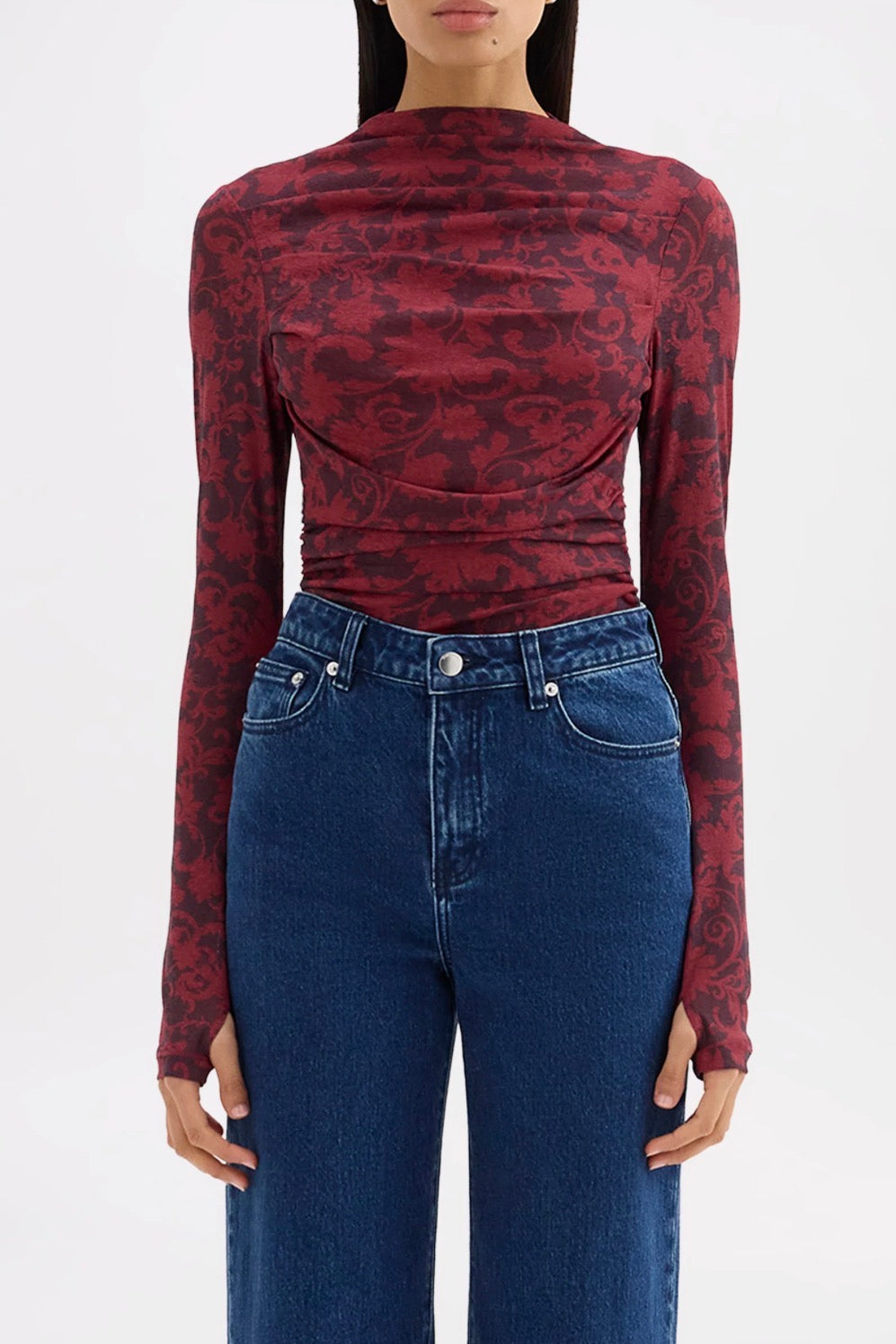 Nude Lucy Clementine Mesh Top