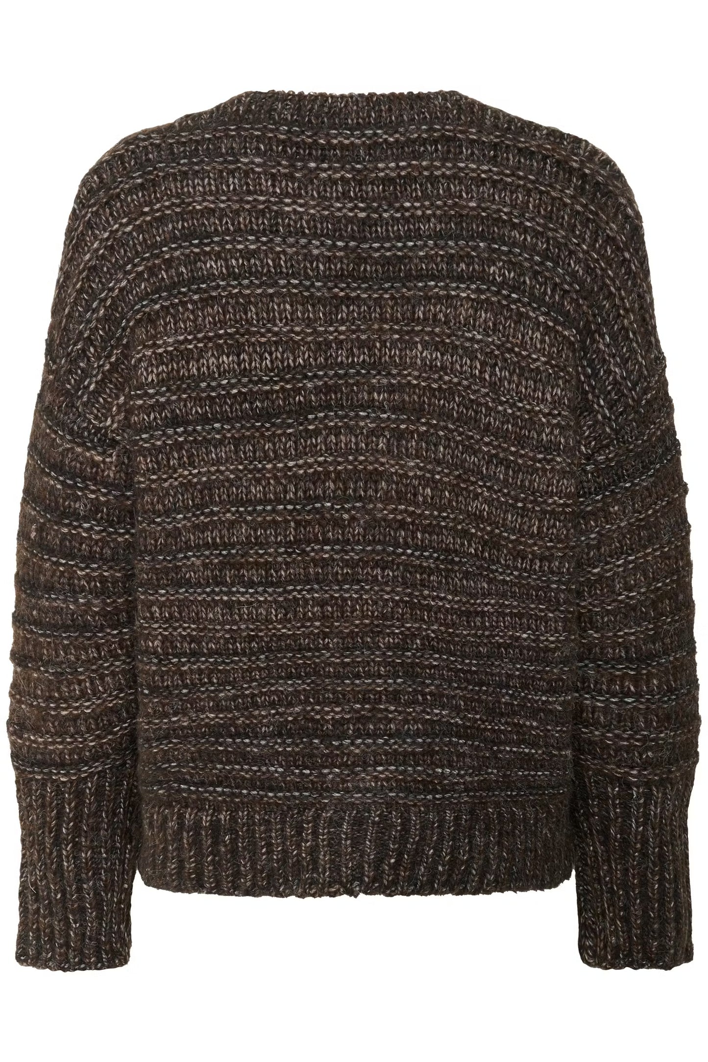 Kaffe KAmarena Knit Cardigan Black Coffee Melange