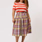 Nancybird Coco Pintuck Skirt in Acid Check