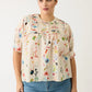 Nancybird Gwen Blouse, Watercolour Cream