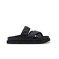 Rollie Rhodes Cross Slide in Black Weave Leather