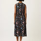 Nancybird Lidia Tie Dress in Watercolour Charcoal