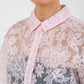 COSTER Shirt with Lace in Powder Rose