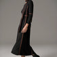 POL Lara Lurex Dress in Charcoal/Toffee