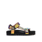 Rollie Sandal Tooth Wedge in Sunset Chrome