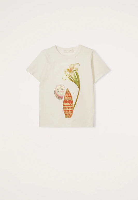 Nancybird Apollo Tee in Cream Shell