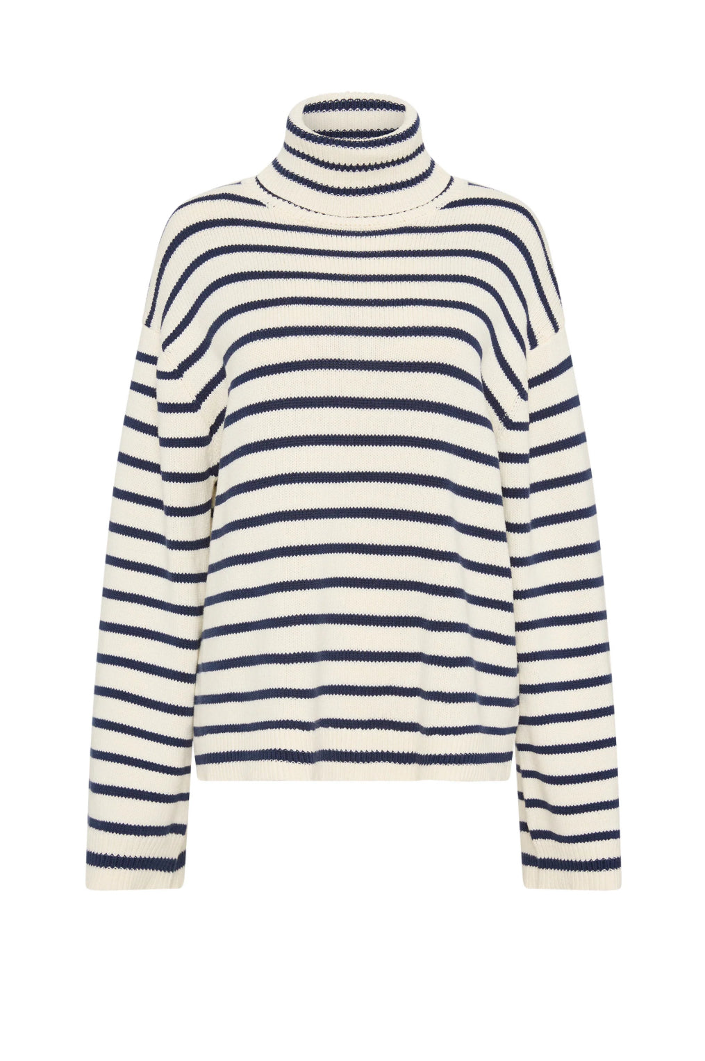 Nude Lucy Kai Turtleneck in Navy Stripe