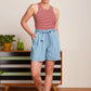 King Louie Marnie Shorts Festa Light Denim