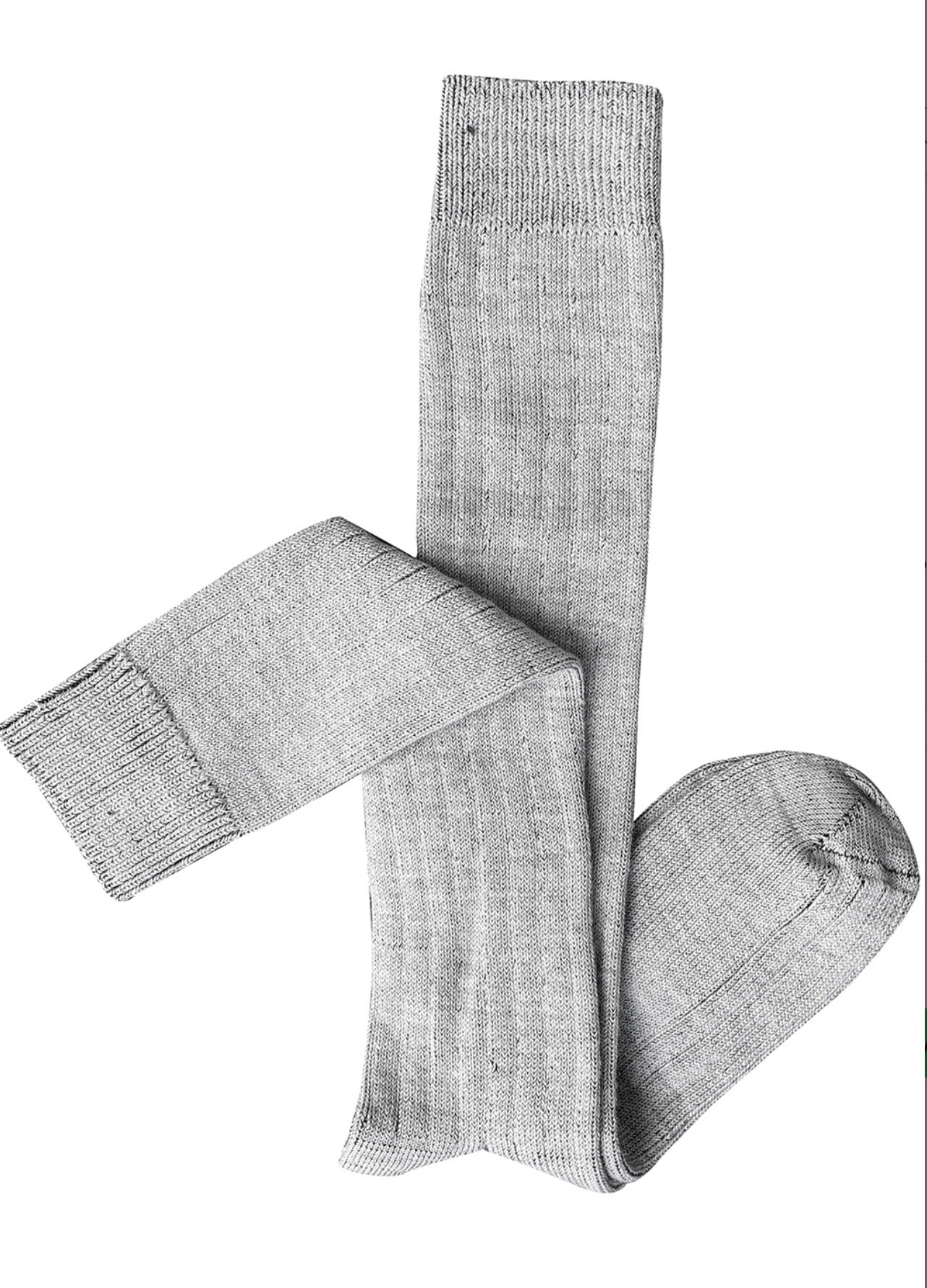 Tightology Long Rib Merino Wool Socks in Marble