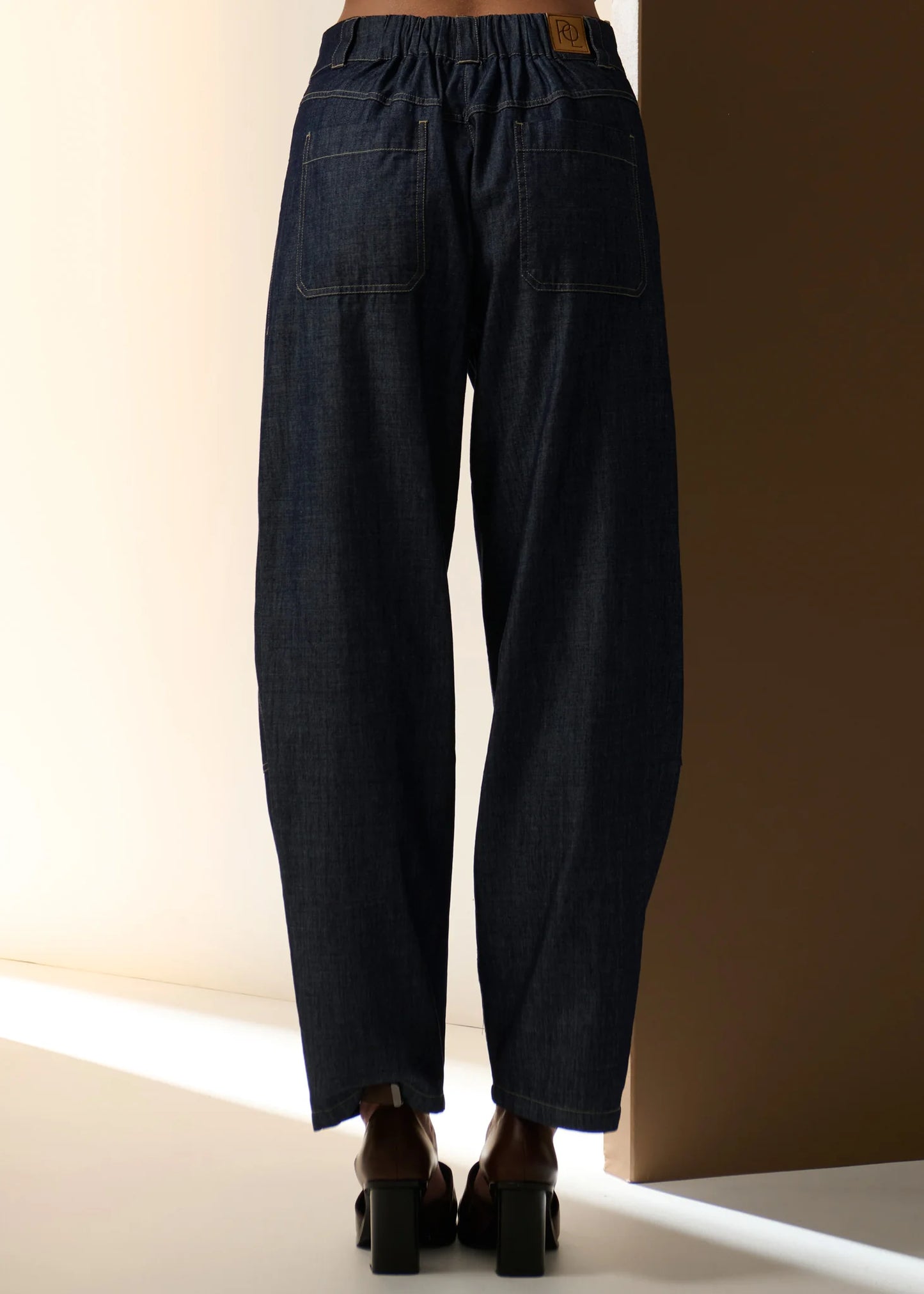 POL Muhle Barrel Denim Pant Indigo