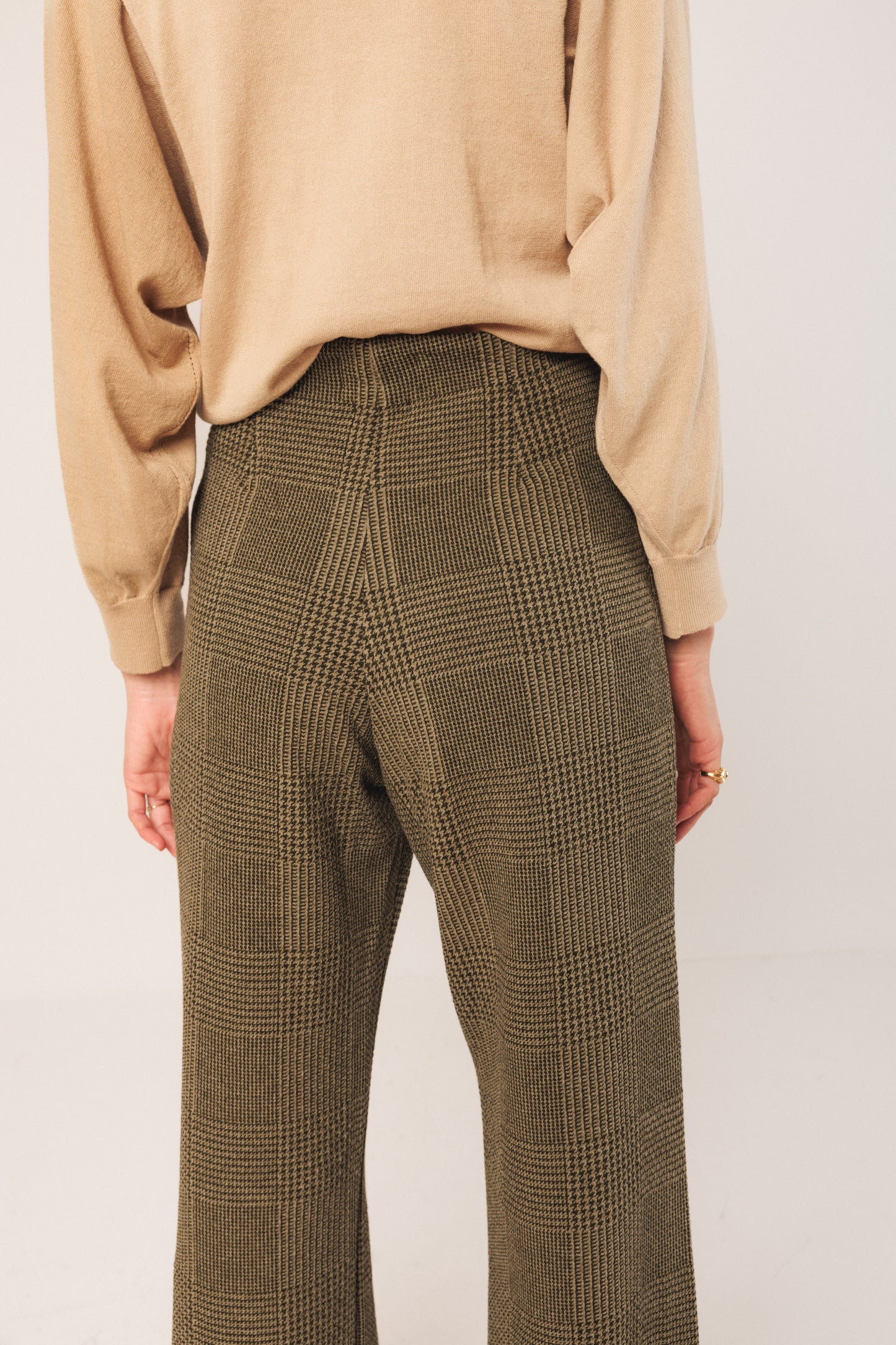 Indi and Cold Double Jacquard Knitted Pants