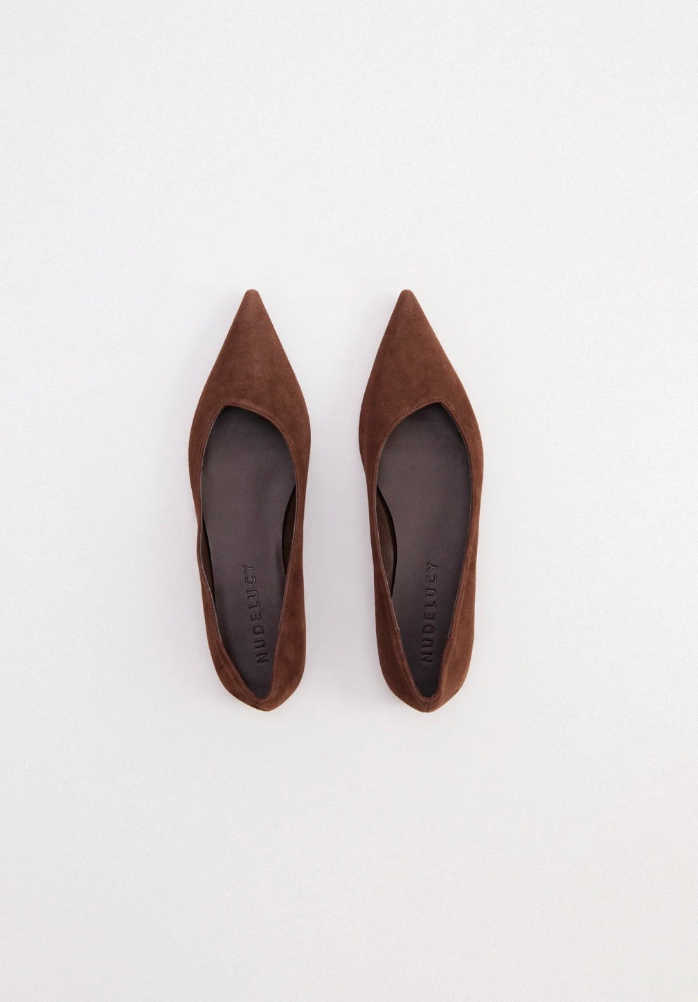 Nude Lucy Sonnet Pointed Flat Raisin