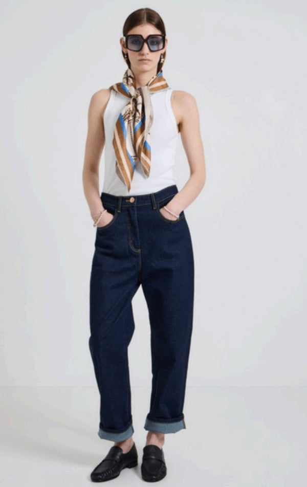 Outland Denim X Karen Walker Mod Jean in Indigo