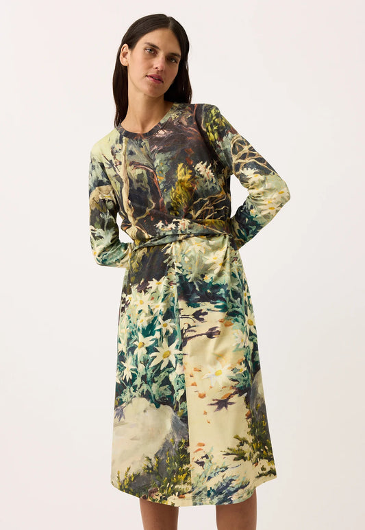 Nancybird Terra Wrap Dress in Flannel Flower