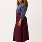 Nancybird Aine Skirt in Pinot