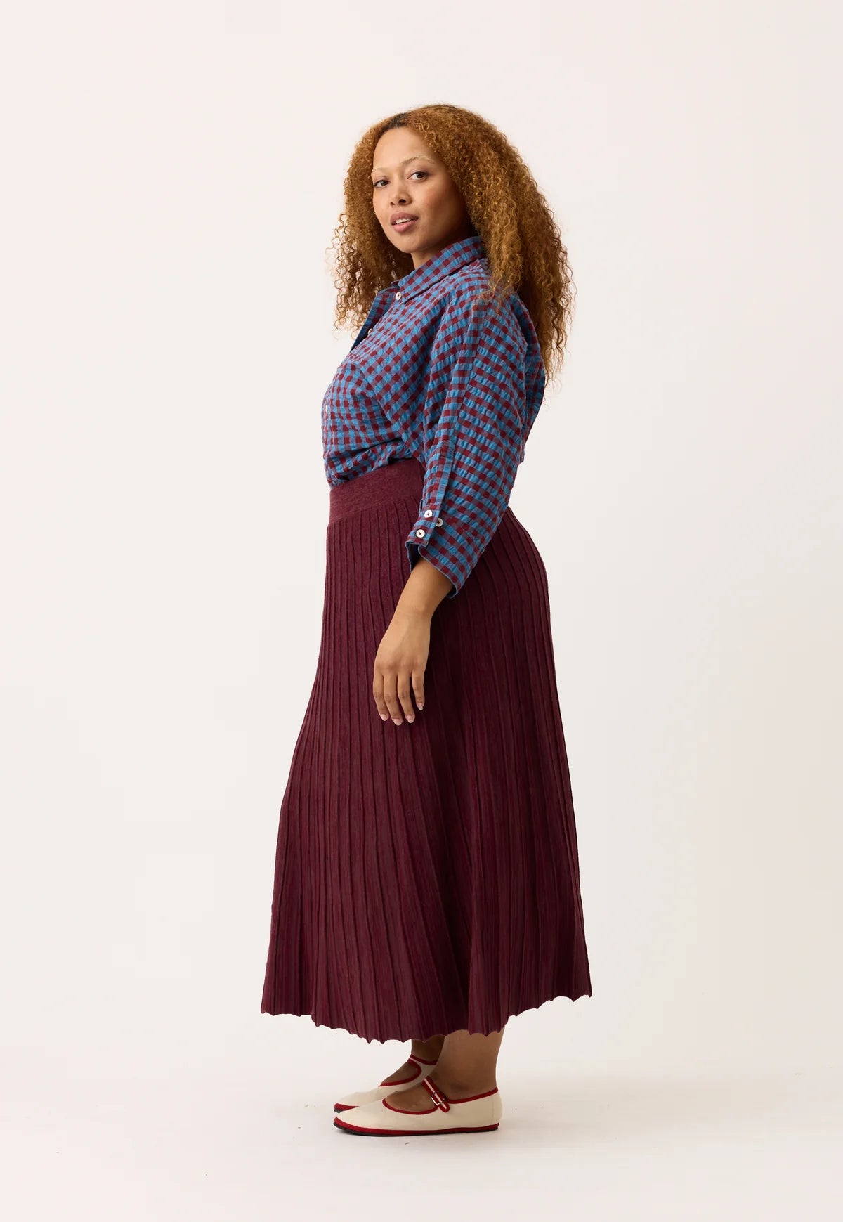 Nancybird Aine Skirt in Pinot