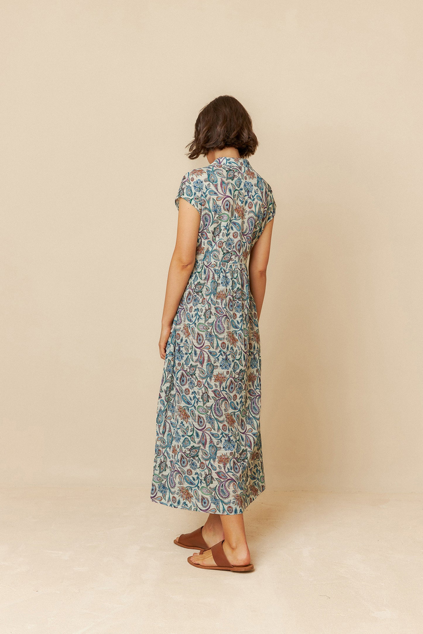 Indi and Cold Paisley Crossover Dress