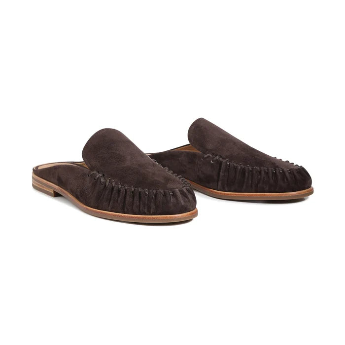 EOS Mocc Loafer in Cocoa Kid Suede