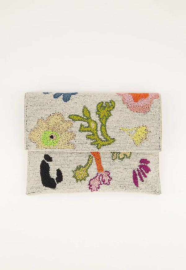 Nancybird Fold Clutch in Watercolour