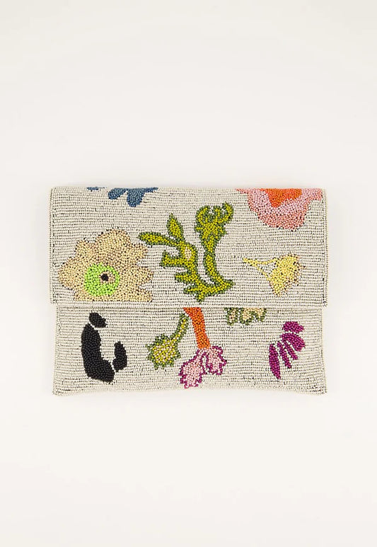 Nancybird Fold Clutch in Watercolour