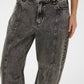 Kaffe KAross Barrel Leg Jeans Dark Grey Washed Denim
