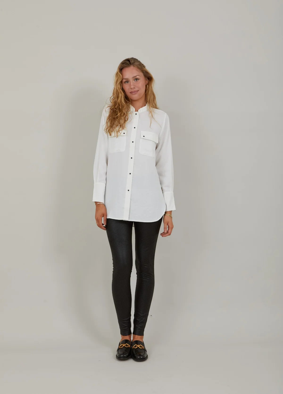 White Shirt with Pockets