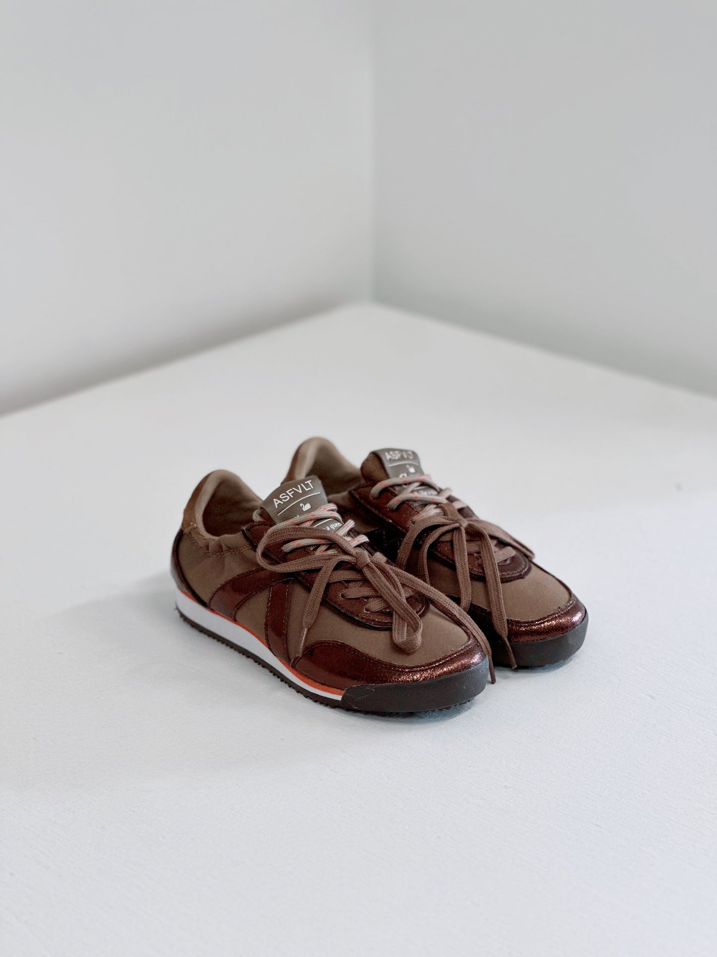 ASFVLT Grace Sneaker Brown Cracked