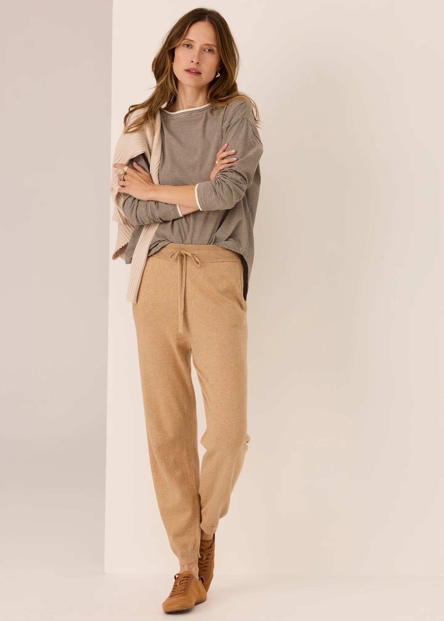 POL Mannix Stripe Long Sleeve Top
