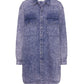 One Teaspoon Purple Rain Nixie Denim Shirt Dress