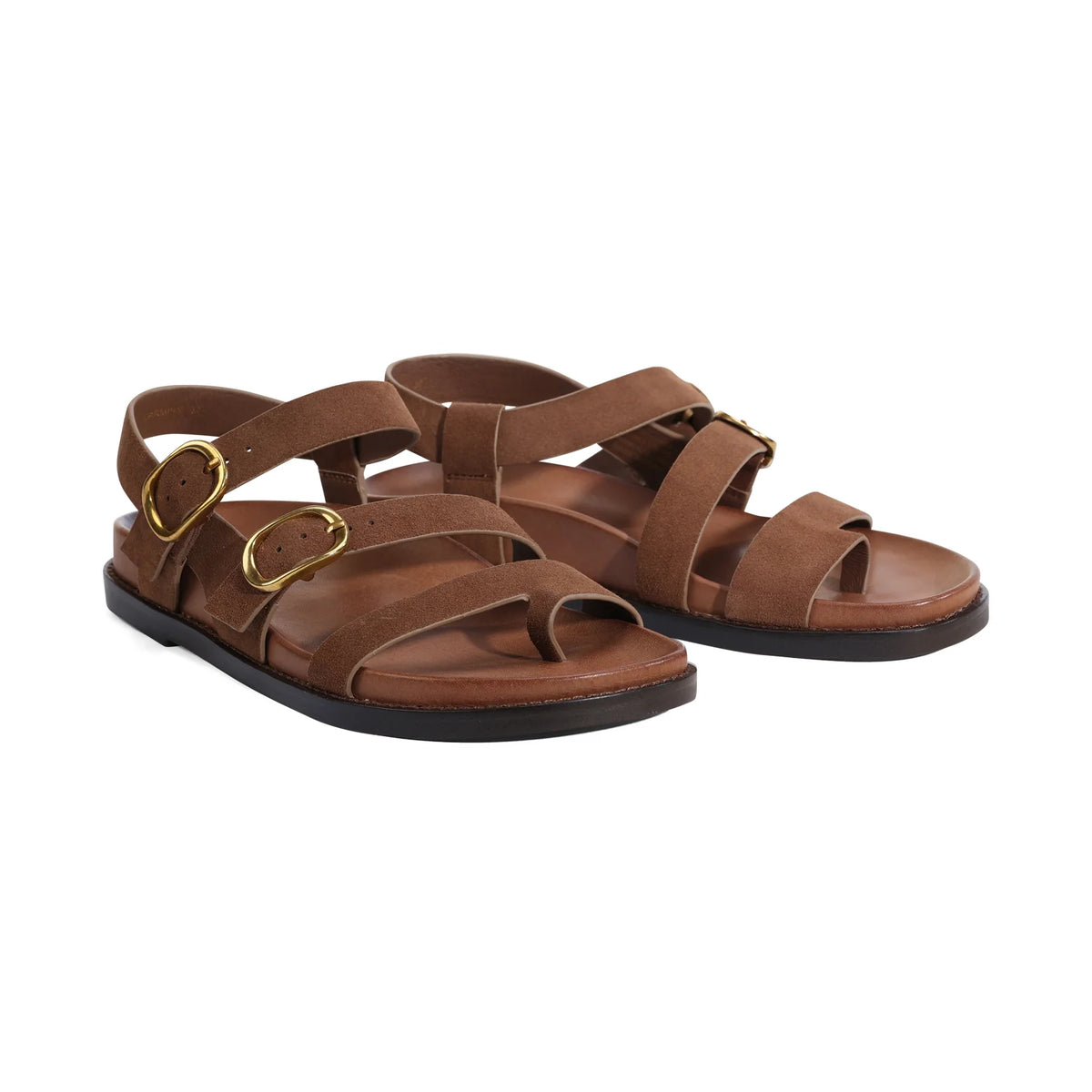 EOS Carmins Sandal in Acorn Suede