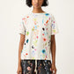 Nancybird Apollo Tee in Watercolour Cream