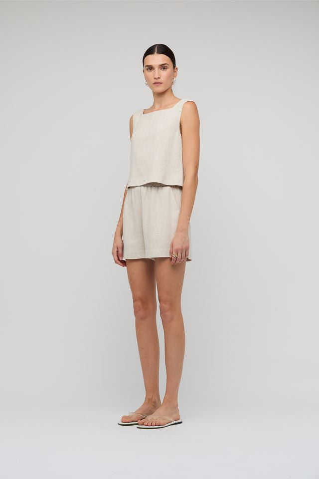 Staple the Label Senna Relaxed Shorts Natural