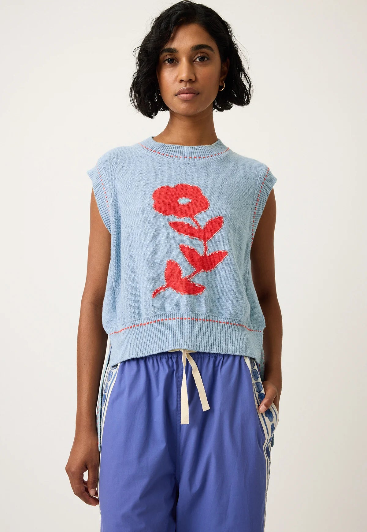 Nancybird Aria Vest in Flower
