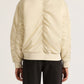 Nude Lucy Crawford Bomber in Bone