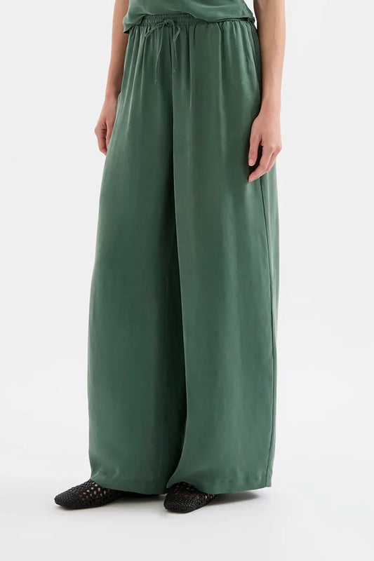 Nude Lucy Leon Cupro Pant Emerald