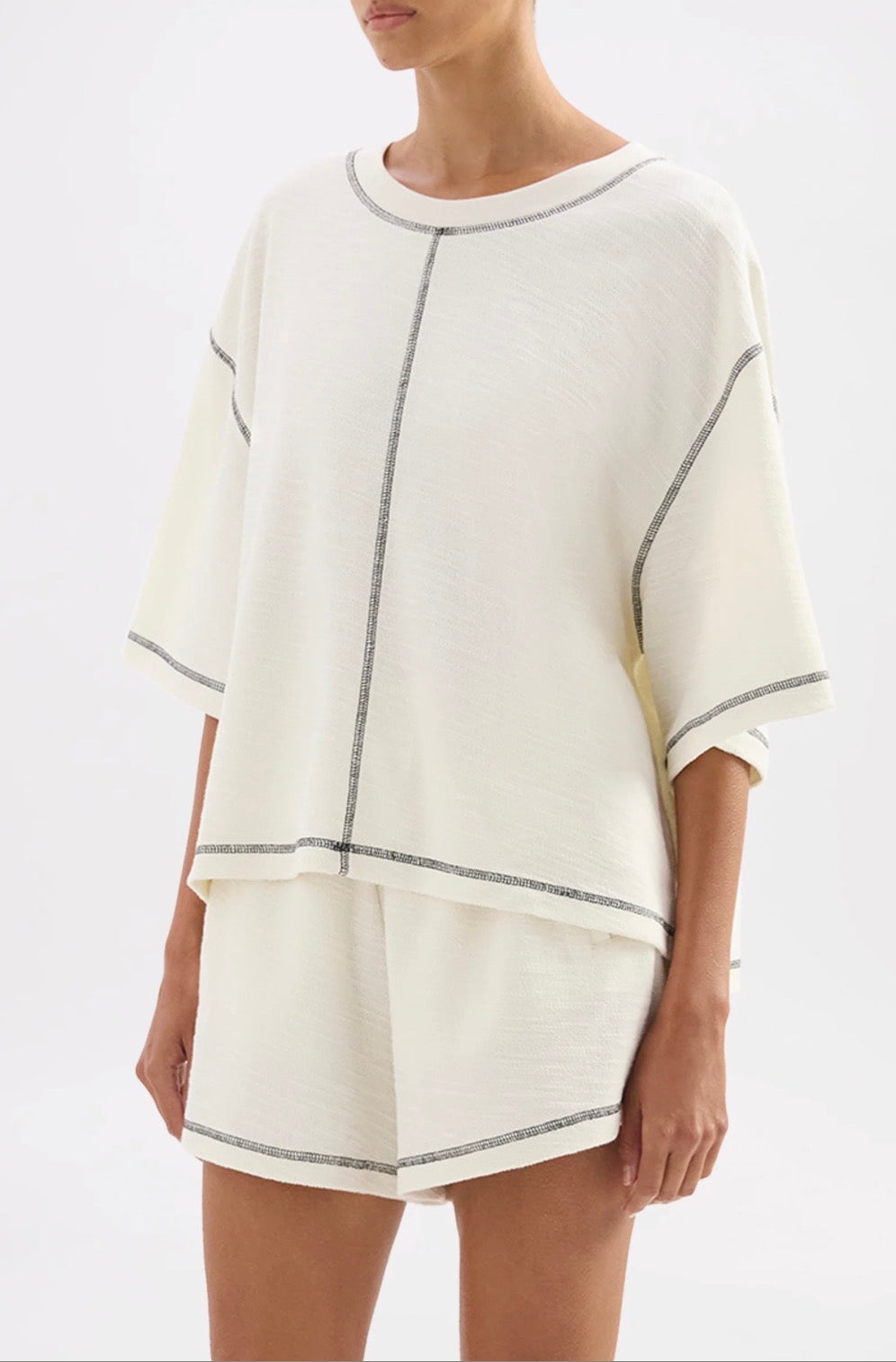 Nude Lucy Sutton Top in Salt