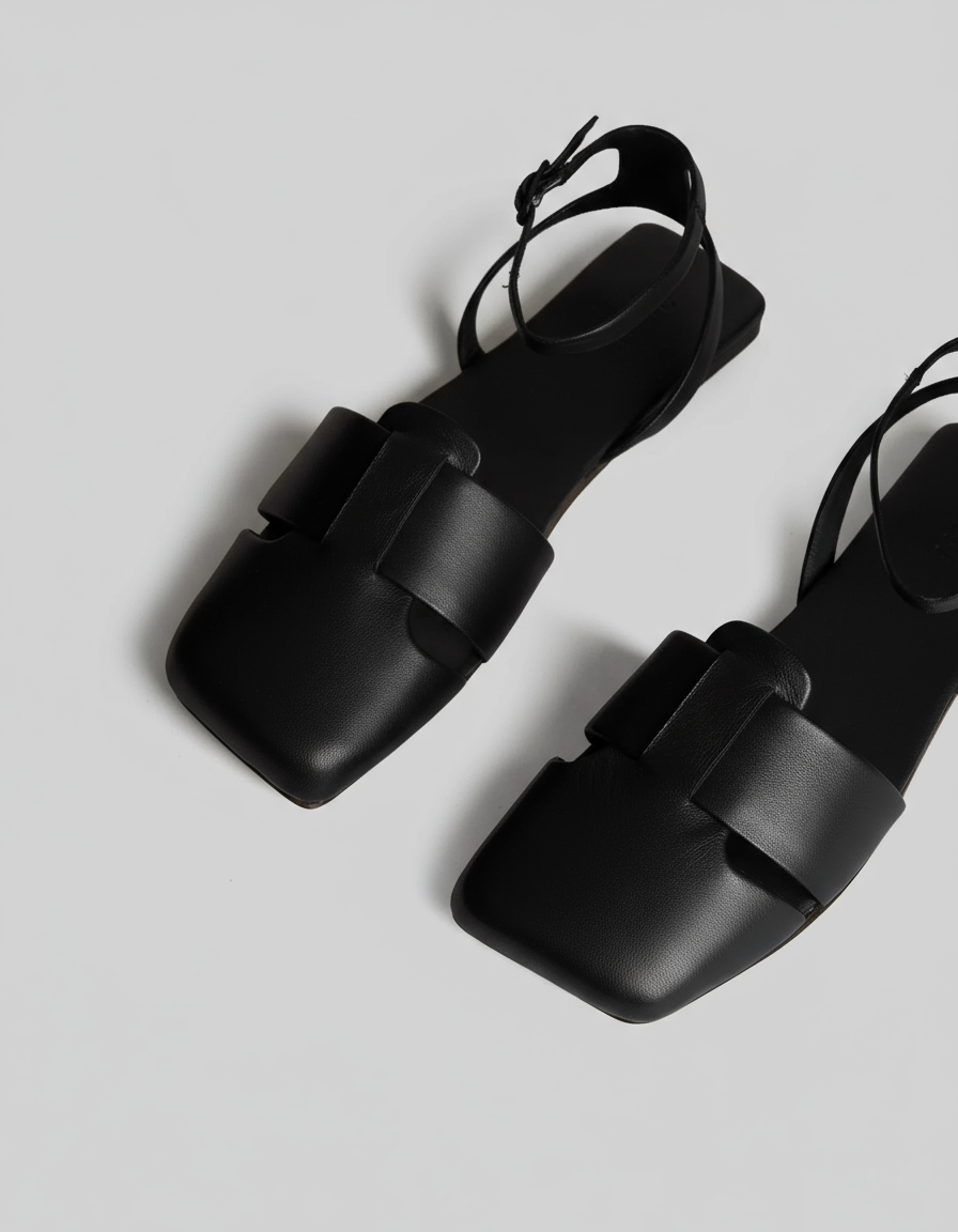 JVAM Brandi Flat in Black