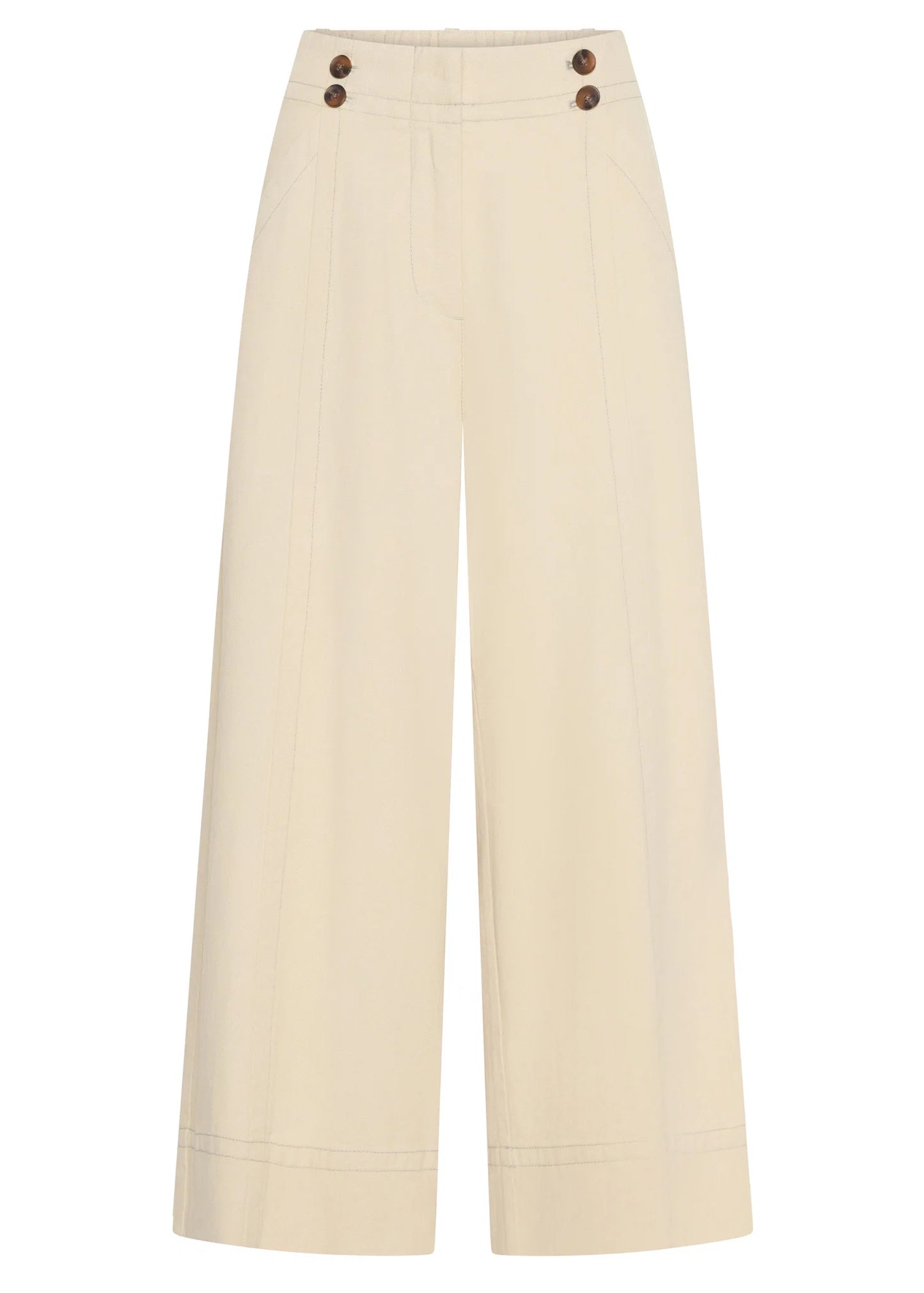POL Anise Crop Pant Pebble