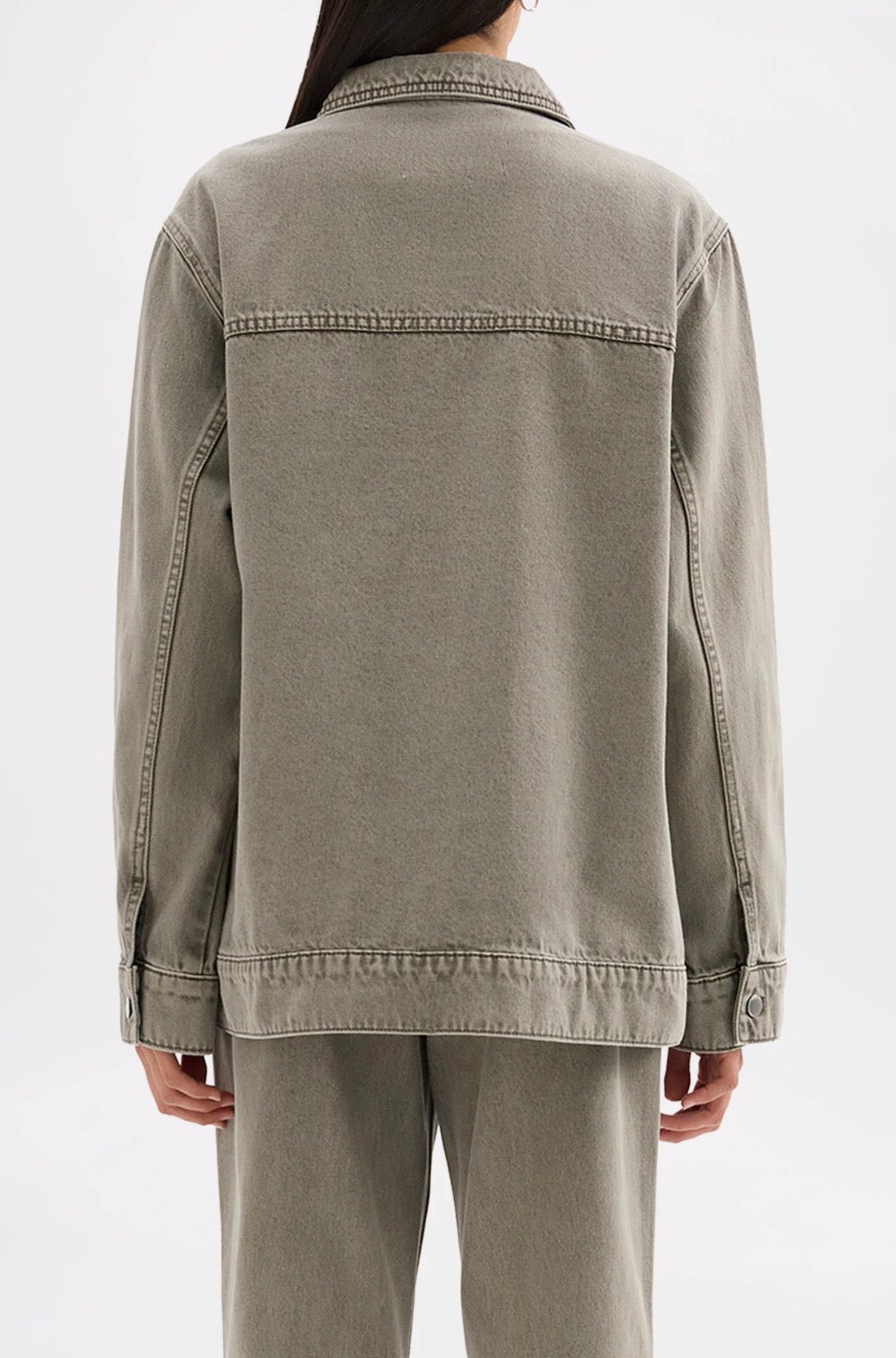 Nude Lucy Soren Denim Jacket in Stone
