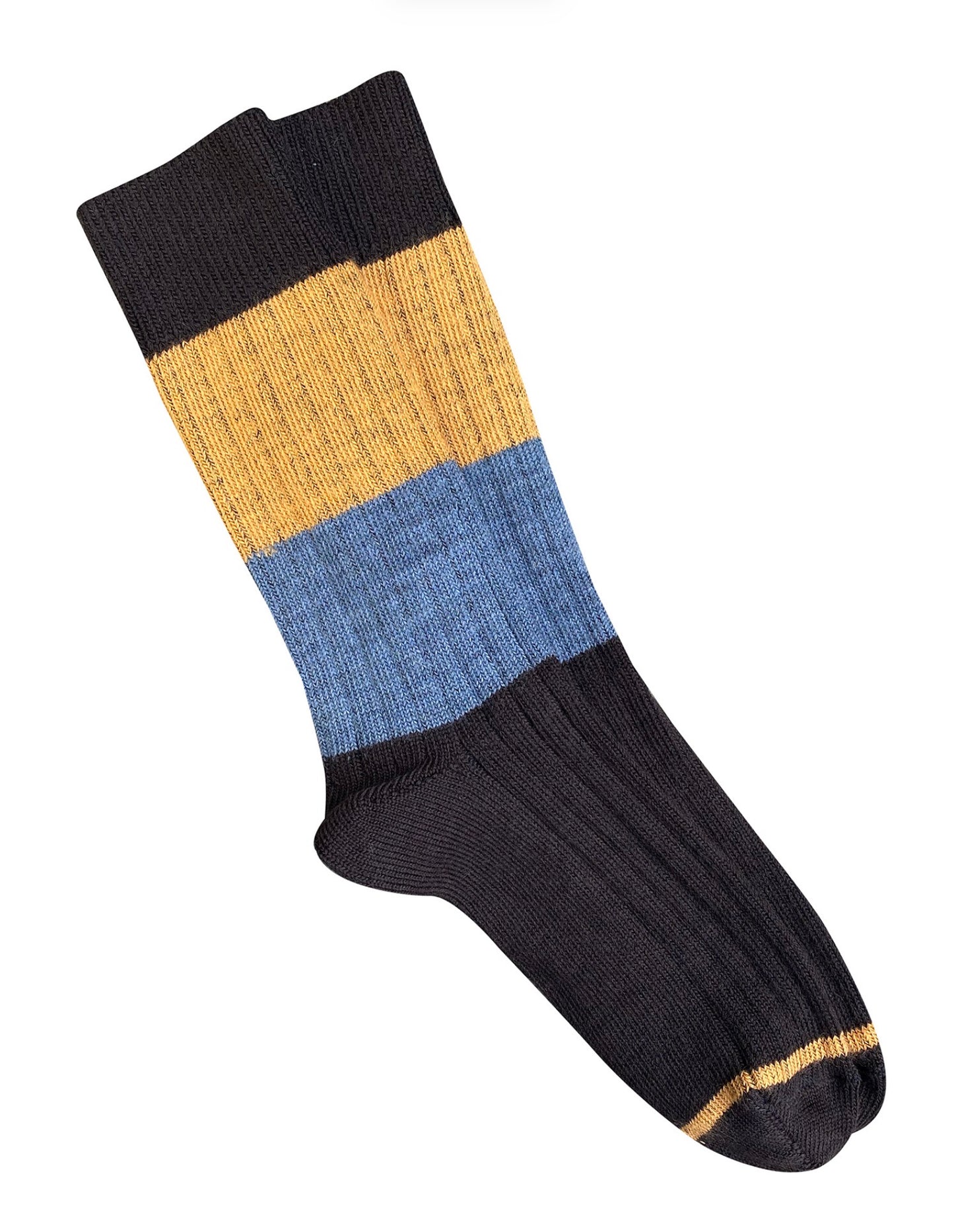 Tightology Chunky Rib Merino Wool Socks in Brown