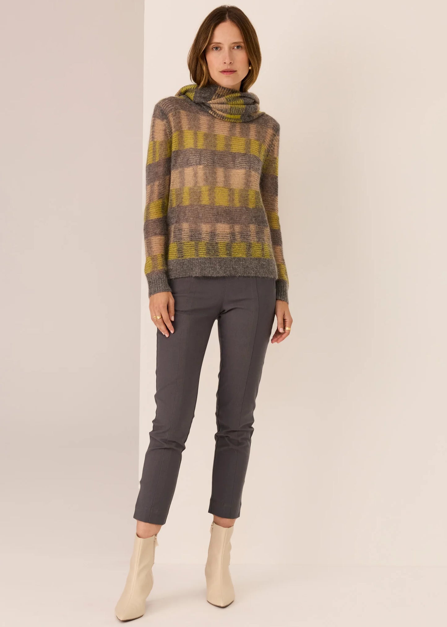 POL Ciara Stripe Textured Knit