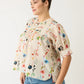 Nancybird Gwen Blouse, Watercolour Cream