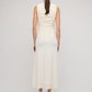Staple the Label Lyric Gathered Midi Dress Cream