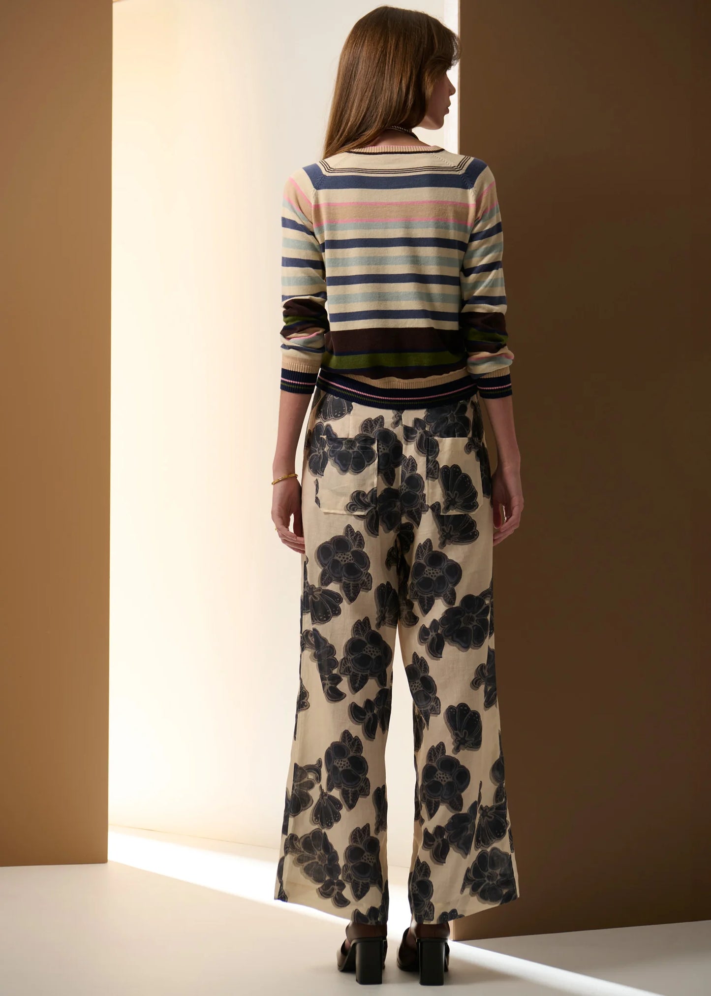 POL Sela Multi Knit in Blue Multi