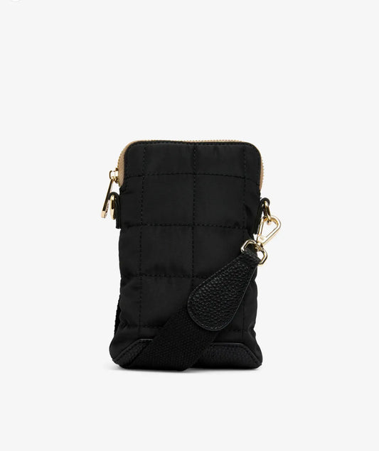 Elms + King Baker Phone Bag in Black